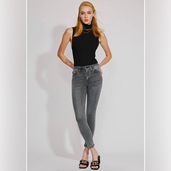 JUST IN/ POPULATION HIGH RISE SKINNY - Picture 5 of 12